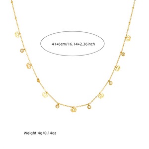 Gold Plated Stainless Steel Butterfly Pendant Necklace <b>Bracelet</b> <b>Set</b> Women's Jewelry Gift Fashion Accessory - Product Image 5