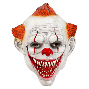 Nicro precio de fábrica realista cara completa máscara de Halloween 3D Anime goma látex miedo sonrisa <span class=keywords><strong>payaso</strong></span> para Cosplay fiesta <span class=keywords><strong>Terror</strong></span> Festival - Product Image 6