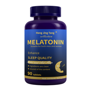 Pílulas Veganas de Melatonina OEM 5mg 10mg Cápsulas de Melatonina Suplementos para Dormir de Qualidade a um Bom Preço - Product Image 2