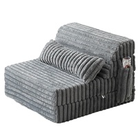 Kompatibles Amerikanisches Multifunktionales Klappbares Sofabett Einzelgröße mit Stauraum für Erwachsene Plüsch Wohnzimmer