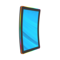 Moniteur à écran tactile LCD couleur rétroéclairé par LED incurvée ergonomique de 23.6 pouces, capacitif, multi-touch, montable pour l'intérieur