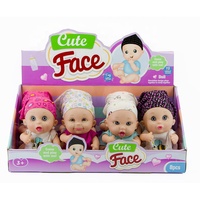 Jouet réaliste en vinyle pour filles, poupée avec sons, 15 cm, jouet mignon et doux