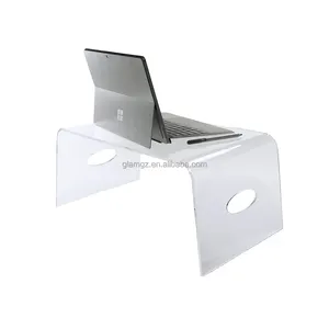उपयोगी ऐक्रेलिक डेस्क आयोजक लैपटॉप एक्सेसरीज स्पष्ट मॉनिटर स्टैंड