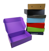 Caja de Envío Plegable en Forma de Libro, de Cartón Corrugado Reciclado, con Logotipo Personalizado Impreso, para Marcas de Comercio Electrónico