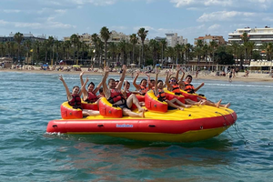 Deslizador de deriva inflable de nuevo diseño para 7 personas, cómodos juegos de agua, sofá inflable de agua Crazy Ufo - Product Image 6
