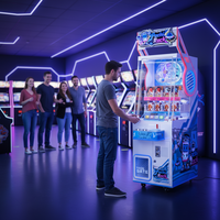Machine de jeu d'arcade compacte Pochi Rock Lucky Ball, distributeur de prix mince pour les entrées de cinéma et de magasins