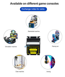 Haute qualité Tb74 Bill Acceptor Top Machine prix bon marché validateur de paiement de jeu à pièces en métal - Product Image 5