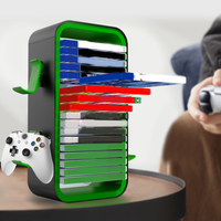 Support de Rangement pour Accessoires de Jeu CD PS5/PS4/Nintendo Switch, Boîtier et Support de Cartes de Console
