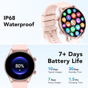 Reloj Inteligente para Mujer con Pantalla OLED de 1.39'', Resistente al Agua IP68, Llamadas, Cronógrafo, Monitor de Actividad Física, +120 Deportes - Product Image 5