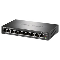 Switch POE Gigabit Completo TP-LINK TL-SG2008MP con Gestión de Red Web, 8 Puertos RJ45 10/100/1000BASE-T