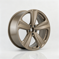 Juego de 4 Ruedas de Aleación Forjada en Bronce Mate de 18x8, 19x8.5, 20x8.5 y 20x9, con Patrón de Pernos 5x108/114.3/120, Compatibles con Hyundai