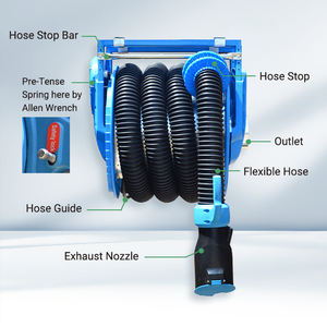 수동 배기 흄 추출기 호스 릴 자동차 수리 차량 테스트 - Product Image 5