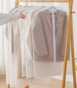 Waterproof Transparent Hanging Dust-proof Garment <b>Bags</b> Long with <b>Zip</b> <b>Clothes</b> Protective Cover - Product Image 4