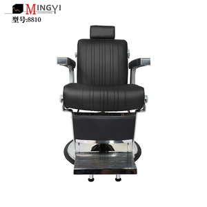 Fauteuil de barbier professionnel pour hommes noir - Product Image 3