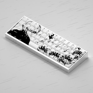 130 74 Teclas <span class=keywords><strong>Kaneki</strong></span> <span class=keywords><strong>Ken</strong></span>, Teclas de Anime y Cómics, Perfil Cherry PBT, Teclas Personalizadas Hechas a Mano para Teclado Mecánico - Product Image 3