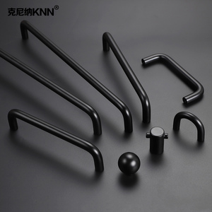 Poignées en acier inoxydable KNN 304, style moderne minimaliste, métal brossé, pour armoires de cuisine, placards, tiroirs - Product Image 4