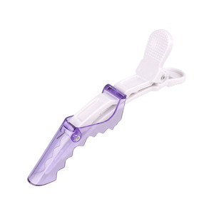 Pinces à cheveux professionnelles en gros pour femmes, en forme d'alligator, transparentes <span class=keywords><strong>avec</strong></span> cristaux, logo personnalisé, outils de <span class=keywords><strong>coiffure</strong></span> pour salons de beauté et barbiers - Product Image 4