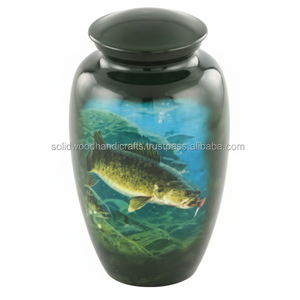 Venta al por mayor de urnas de cremación para hombres y mujeres, urnas decorativas, urnas hechas a mano, urnas conmemorativas para adultos, urnas de entierro - Product Image 1