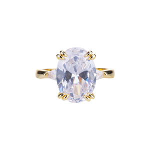 New Arrival Solid 925 Sterling Silver Sparkling Oval Cut Prong Setting <b>Ring</b> For Women Wedding Party Wear <b>Ring</b> Wholesale Jewelry - Product Image 2