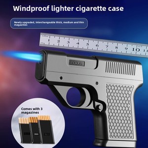 Coffret de cigarettes sans fil multifonctionnel de style pistolet, classique et très vendu, avec logo personnalisé, réutilisable pour le voyage - Product Image 4