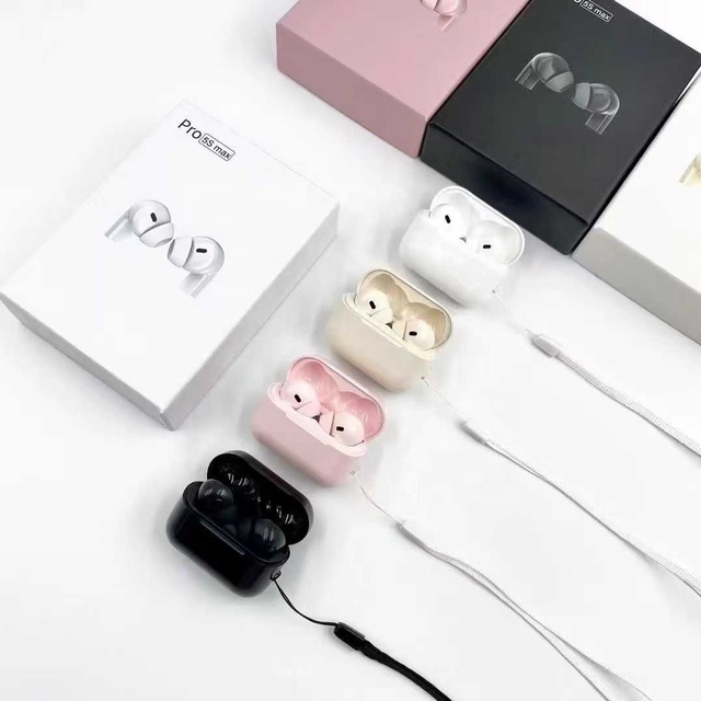 Pro5S Max Pro7smax Wireless BT 5.4 In-ear TWS Headphones with ENC Noise Cancelling Touch Control IPX4 Waterproof Big Battery