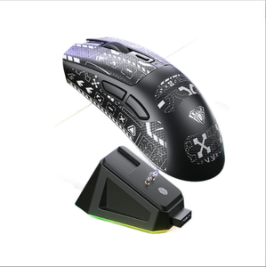 AULA SC380 Ergonomic Custom 12000dpi <b>USB</b> Wireless <b>Mouse</b> RGB Lighting Three Modes Portable Design Magnetic Base - Product Image 1