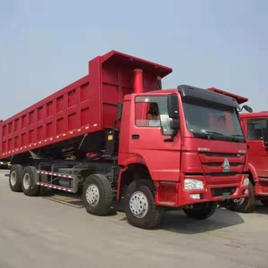 Sinotruk 12 Banden Hydraulische 40 50 60 Ton 375hp Howo 8X4 Kipper Truck - Product Image 3
