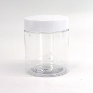 Wholesale Custom Logo Clear PET Cosmetic <b>Jars</b> with Macaron Pastel Lids, Empty Wide Mouth Plastic Cream Containers for Skincare - Product Image 4