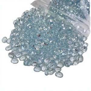 Wholesale Natural Aquamarine Blue Gemstone Faceted Pear & Oval Cut Cabochon Certified Loose Gemstone for Jewelry Making Ring - Product Image 2