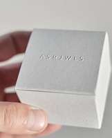 Boîtes en papier personnalisées blanches avec logo en relief, impression personnalisée, estampage à chaud pour emballages cadeaux cosmétiques et parfums, modèle 002, fabriqué en Chine