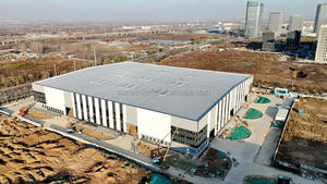 Capannone Industriale Prefabbricato <span class=keywords><strong>in</strong></span> <span class=keywords><strong>Acciaio</strong></span> Prodotto <span class=keywords><strong>in</strong></span> Cina per Fabbrica <span class=keywords><strong>in</strong></span> Etiopia - Product Image 3