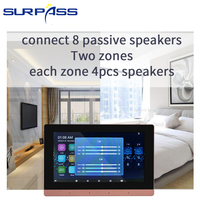 Amplificateur vidéo d'écran PW7825+CQ520, lecteur, amplificateur mural Bluetooth, haut-parleur sans fil, WiFi, panneau de commande mural