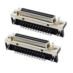 ขั้วต่อ SCSI 50 พิน แบบตัวเมีย ระยะห่างระหว่างขั้ว 1.27 มม. แบบมุมฉากชนิด DIP ซ็อกเก็ต SCSI 50 พิน (5787082-5) สำหรับระบบอัตโนมัติ - Product Image 3