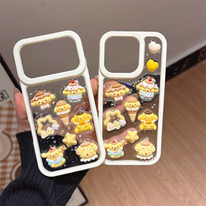 Funda para Teléfono Móvil con Diseño de Pompompurin de Dibujos Animados, para iPhone 17 Air 16 15 Pro Max, Linda, de Resina, con Estrellas, Transparente - Product Image 2