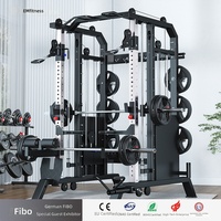 Machine Smith Commerciale Multifonctionnelle pour Squat, Équipement de Fitness Intérieur Complet, Banc de Musculation, Cage de Puissance