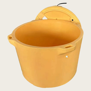 Od 630 Insulated Thermal Fishing <strong>Ice</strong> Box Cooler Container Commercial Rotomold Plastic Seafood Bin Factory Price Transport Food - Product Image 2