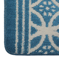 Tapis de cuisine pour entreprises étrangères 43x6045mm RSTKI3002 Style pastoral frais Lavable à la main pour cuisine et bureau