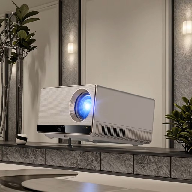 CRE U1 Advanced Native 4K Android Projector with Sealed Dustproof Engine, Auto Focus, HDR10, 800 ANSI for Indoor/Outder Use