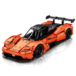 Reobrix 11011 2812 pièces Orange KTM Sport voiture de course bloc de construction ensemble de briques modèle MOC jouet technique en plastique moderne Festival cadeau - Product Image 1