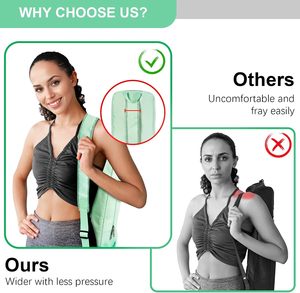 Échantillon gratuit - Sac de sport/yoga/voyage grande capacité, nouveau design personnalisé, très vendu, avec compartiment à chaussures - Product Image 6