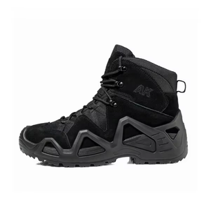TSB07 Fashion outdoor sports camping Heavy duty men cow leather suede tactical boots long middle short customized Training shoes - Product Image 3