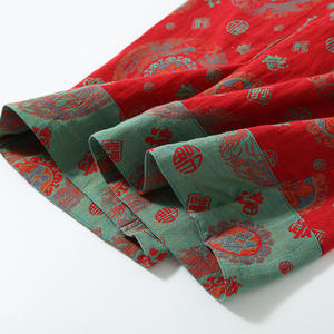 <span class=keywords><strong>ชุด</strong></span><span class=keywords><strong>นอน</strong></span>สตรีผ้าฝ้ายแท้สไตล์จีนสีแดงสำหรับผู้<span class=keywords><strong>สูงอายุ</strong></span>สำหรับฤดูใบไม้ผลิและฤดูใบไม้ร่วง - Product Image 4