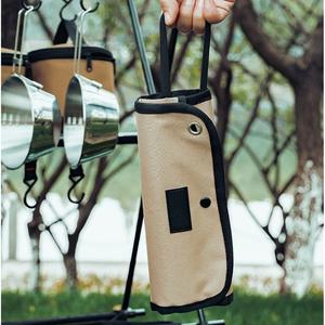Sac de rangement portable pour vaisselle en acier inoxydable, pour voyage, camping, écologique, couleur kaki, Ztc506 - Product Image 2