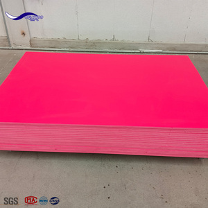 Màu Đỏ 4 'x 8' ultrahigh trọng lượng phân tử polyethylene <span class=keywords><strong>uhmwpe</strong></span> tấm vật liệu nhựa - Product Image 2