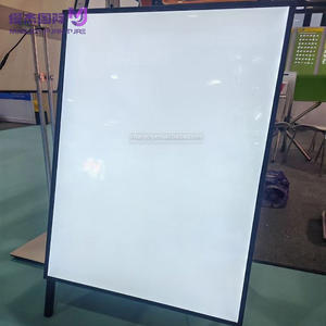 Gran oferta, caja de luz LED ultrafina y delgada, póster de tracción de aluminio, pantalla de luz luminosa para restaurantes, bodas, oficinas remotas, tiendas - Product Image 3