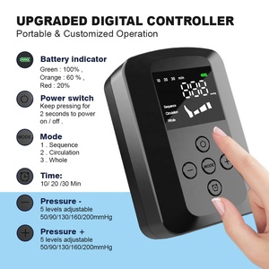 OEM ODM 510K compresión de aire botas de recuperación terapia deportiva pierna pie masajeador máquina fábrica de botas de masaje para pies y piernas - Product Image 4