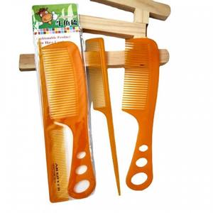 Juego de 2 peines de imitación de goma con mango largo, peine de plástico para peinar el cabello, herramienta de belleza, regalo/regalo de tienda de 2 yuanes. - Product Image 2