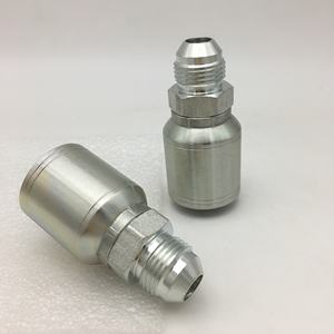 פלדת פחמן באיכות גבוהה חיבור הידראולי חתיכה אחת מתאם מדחס אוויר התאמת קצה צינור גמיש התאמת צינור הידראולי - Product Image 3