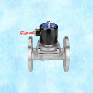 ROTK 2/2 weg direkt wirkende normal geschlossen 3/4 "zoll Öffnung 200 edelstahl 304 DC24V flansch magnetventil - Product Image 1