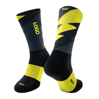 Chaussettes de sport en coton blanc antidérapantes pour le cyclisme, respirantes, avec logo personnalisé OEM KT-0026-385, maille frontale, pour le basketball